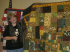 Barbara Youngblood,Wounded warrior quilt.